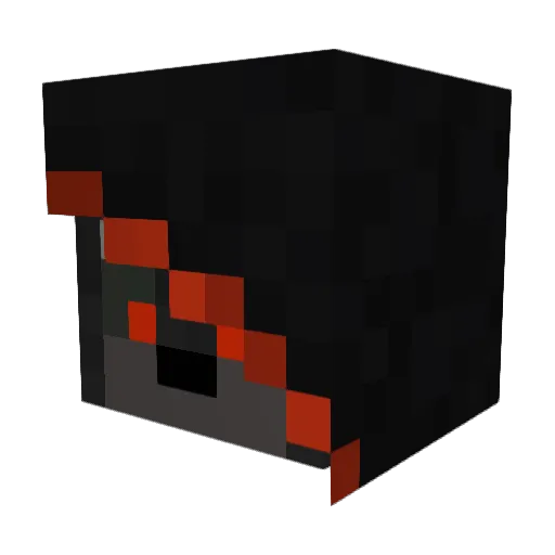 WolfDinner Minecraft avatar head, 3D render