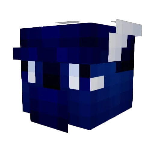 WolfDragonSoul Minecraft avatar head, 3D render
