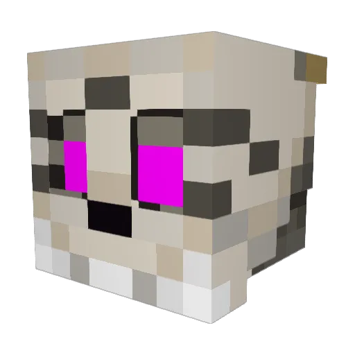 WolfFurr__ Minecraft avatar head, 3D render