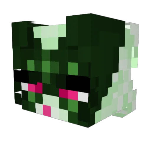WolfHunterz8960 Minecraft avatar head, 3D render