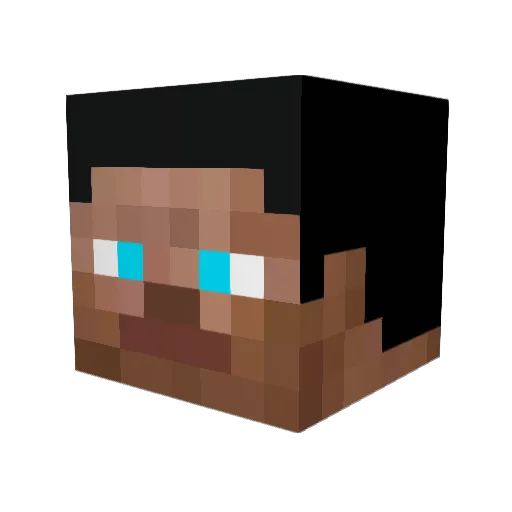 WolfJynx Minecraft avatar head, 3D render