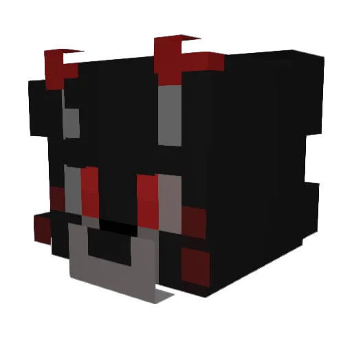 WolfLupin2066 Minecraft avatar head, 3D render