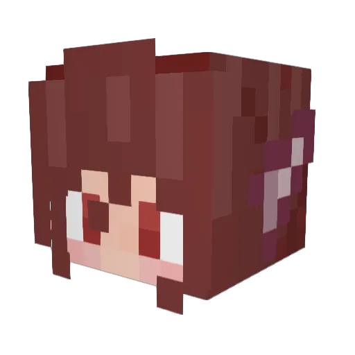 WolfNight123j Minecraft avatar head, 3D render