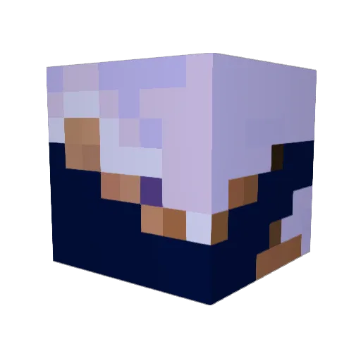 WolfOptic Minecraft avatar head, 3D render