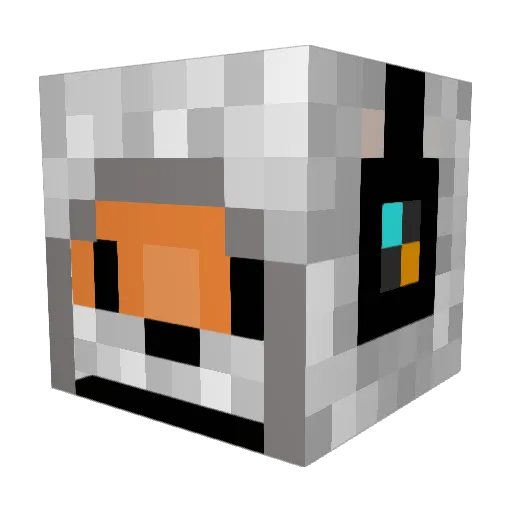 WolfPrince12 Minecraft avatar head, 3D render