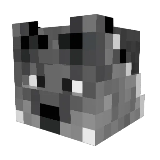 WolfSterPlazz Minecraft avatar head, 3D render