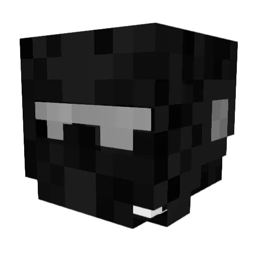 WolfStryke Minecraft avatar head, 3D render
