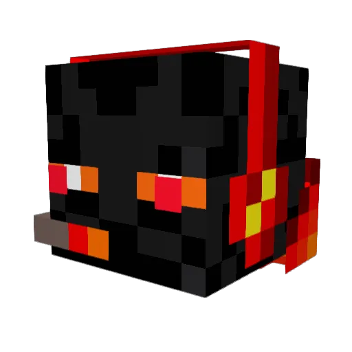 Wolf_CP Minecraft avatar head, 3D render