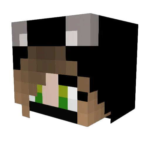 Wolf_Credo Minecraft avatar head, 3D render
