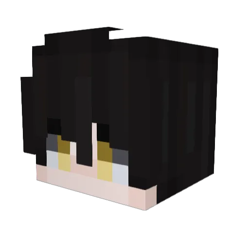 Wolf_Dwarf Minecraft avatar head, 3D render