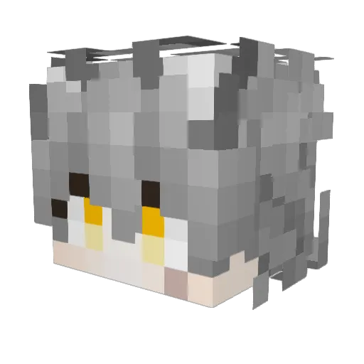 Wolf_Freiheit Minecraft avatar head, 3D render