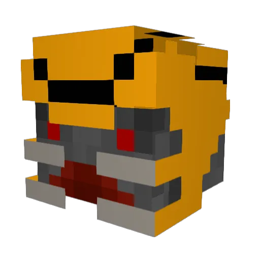 Wolf_Master13 Minecraft avatar head, 3D render