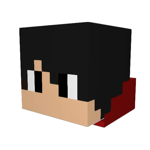 Wolf_Mikey Minecraft avatar head, 3D render