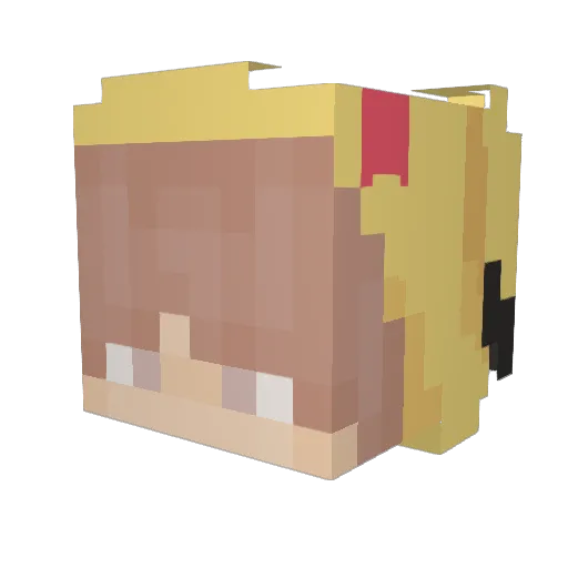 Wolf_Ninja_J Minecraft avatar head, 3D render