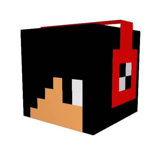 Wolf_SK Minecraft avatar head, 3D render
