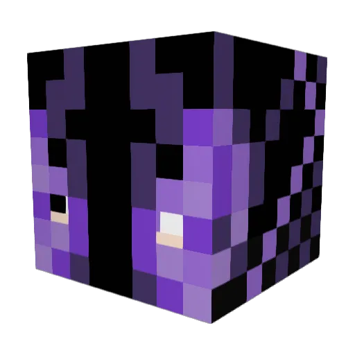 Wolf_Shade Minecraft avatar head, 3D render