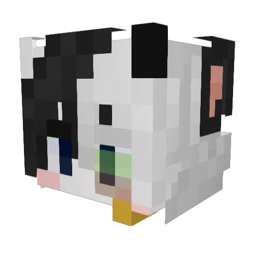 Wolf_YeuMauPort Minecraft avatar head, 3D render