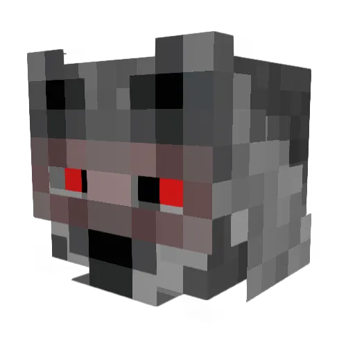 Wolf_fire123 Minecraft avatar head, 3D render