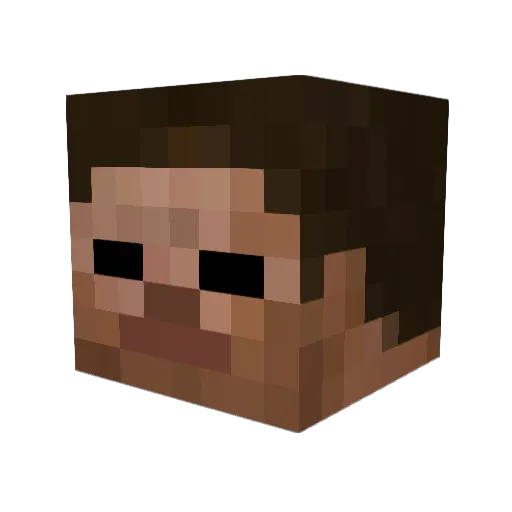 Wolfattack225 Minecraft avatar head, 3D render