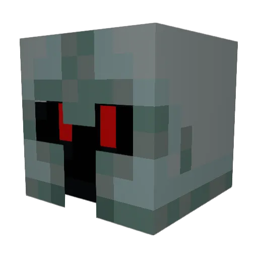 Wolfcall15 Minecraft avatar head, 3D render
