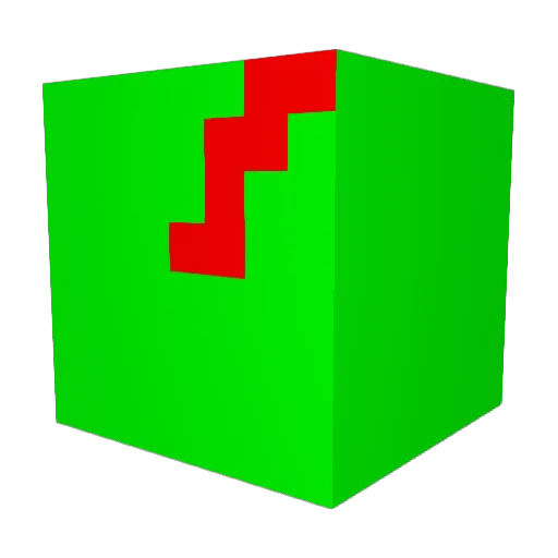 Wolfclaw2014 Minecraft avatar head, 3D render