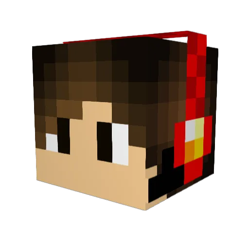 WolfeTactics Minecraft avatar head, 3D render
