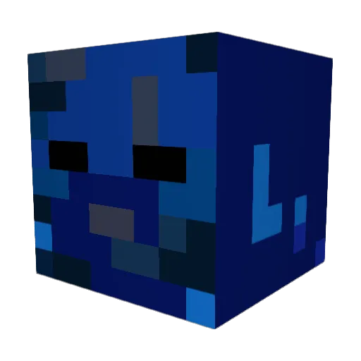 Wolfe_2021 Minecraft avatar head, 3D render