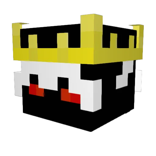Wolfenair Minecraft avatar head, 3D render