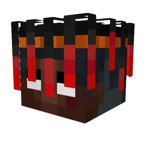 Minecraft-Avatar von Wolfeyy_: Kopf als 3D-Render
