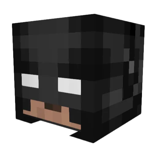 WolffKzf Minecraft avatar head, 3D render