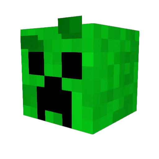WolfiBytes Minecraft avatar head, 3D render