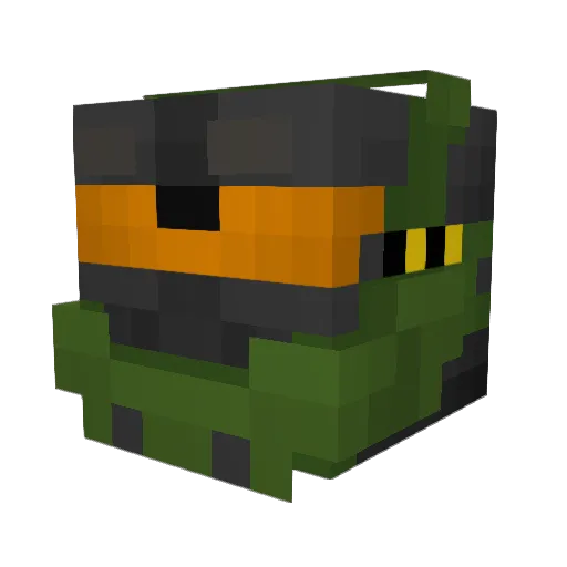 Wolfi_GamerHD Minecraft avatar head, 3D render