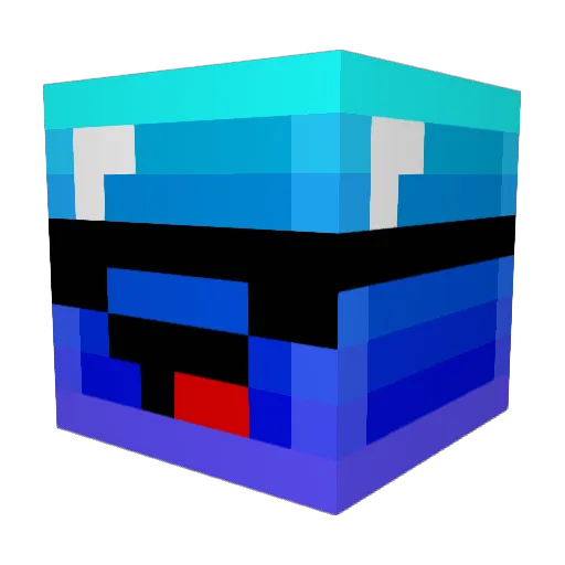 WolfieBoy27 Minecraft avatar head, 3D render