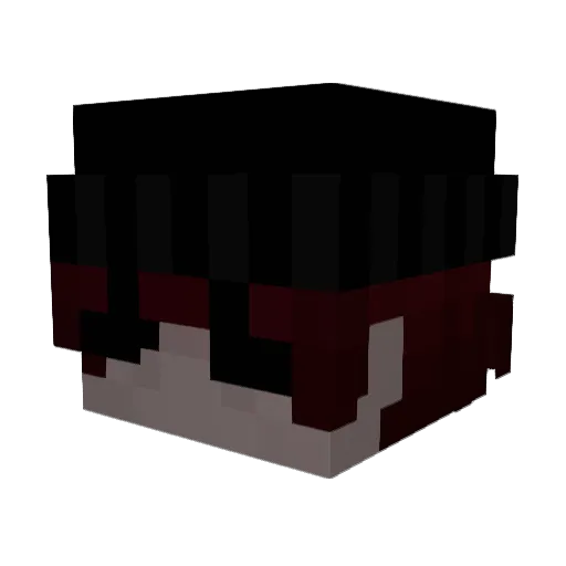 WolfieOi Minecraft avatar head, 3D render