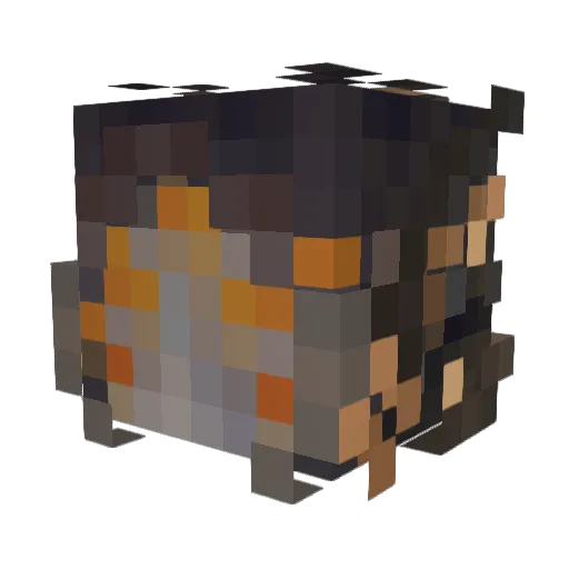 WolfiePxws5606 Minecraft avatar head, 3D render
