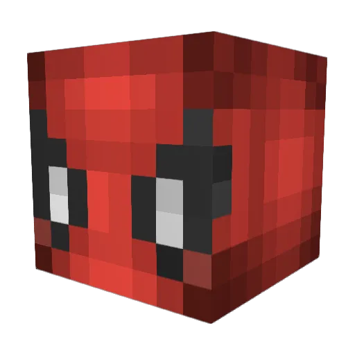 Wolfing1785 Minecraft avatar head, 3D render