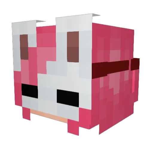 Wolfire Minecraft avatar head, 3D render
