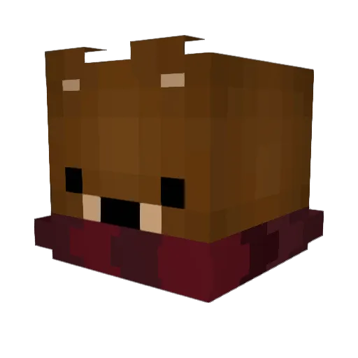 WolfnesssCZ Minecraft avatar head, 3D render