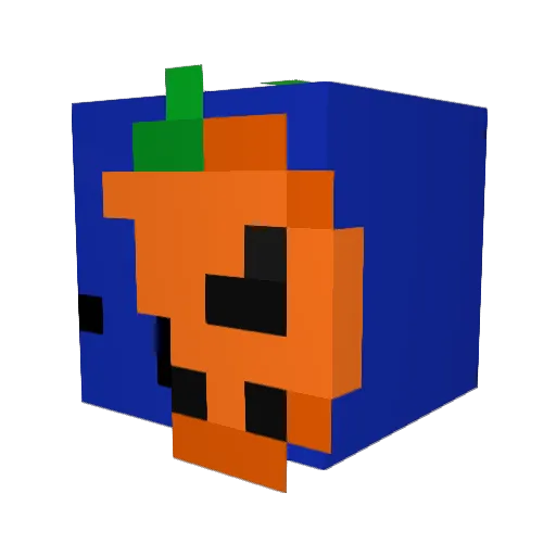 WolfoHV Minecraft avatar head, 3D render