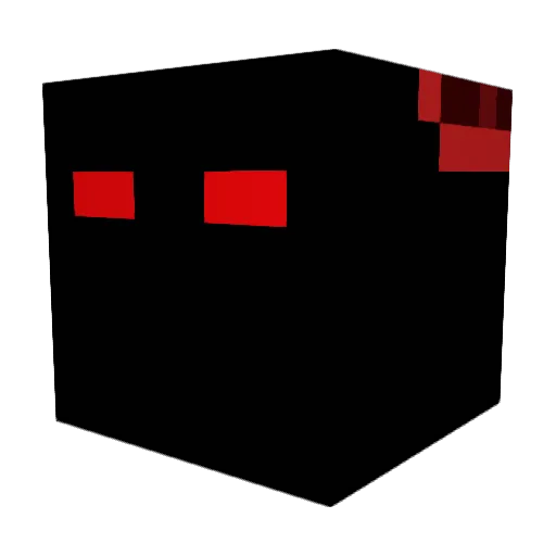 Wolfobus Minecraft avatar head, 3D render