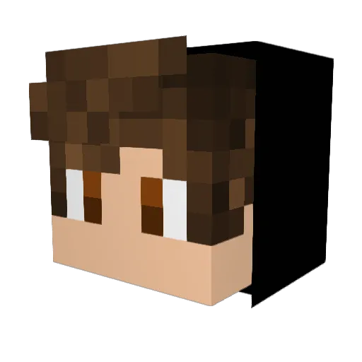 Wolfsblut4198 Minecraft avatar head, 3D render