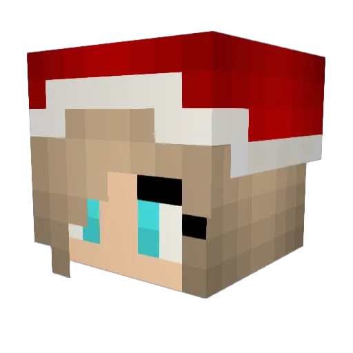 WolftimeH2o Minecraft avatar head, 3D render