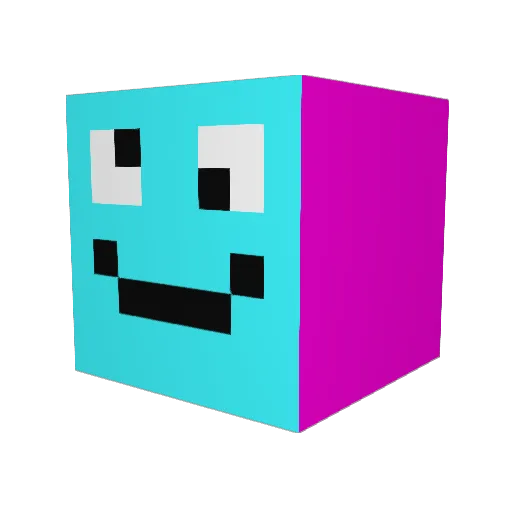Wolfy335 Minecraft avatar head, 3D render