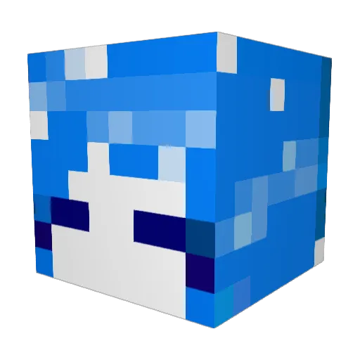 WolfyEX_ Minecraft avatar head, 3D render
