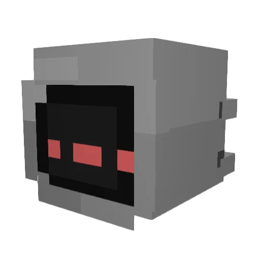 Wolfy_Lonewolf Minecraft avatar head, 3D render