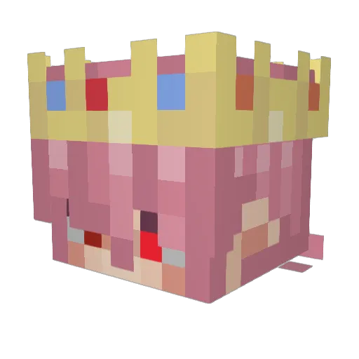 Wolfy_dream Minecraft avatar head, 3D render