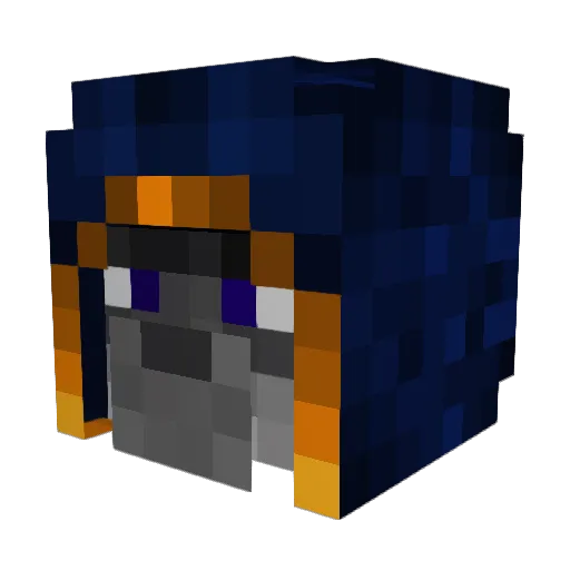 Wolfyt758 Minecraft avatar head, 3D render