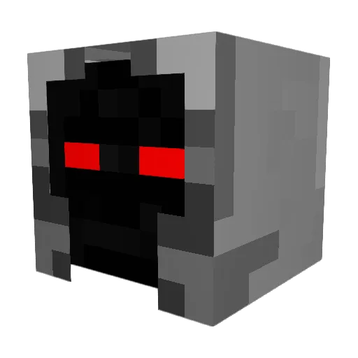 Wolfyx5 Minecraft avatar head, 3D render