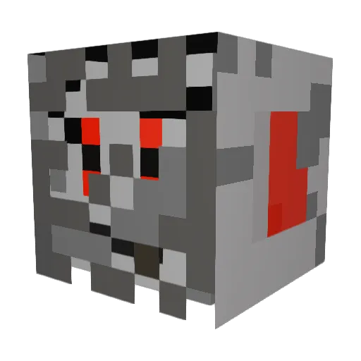 Wolfyyyyy Minecraft avatar head, 3D render