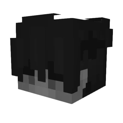 WolfzBlut Minecraft avatar head, 3D render